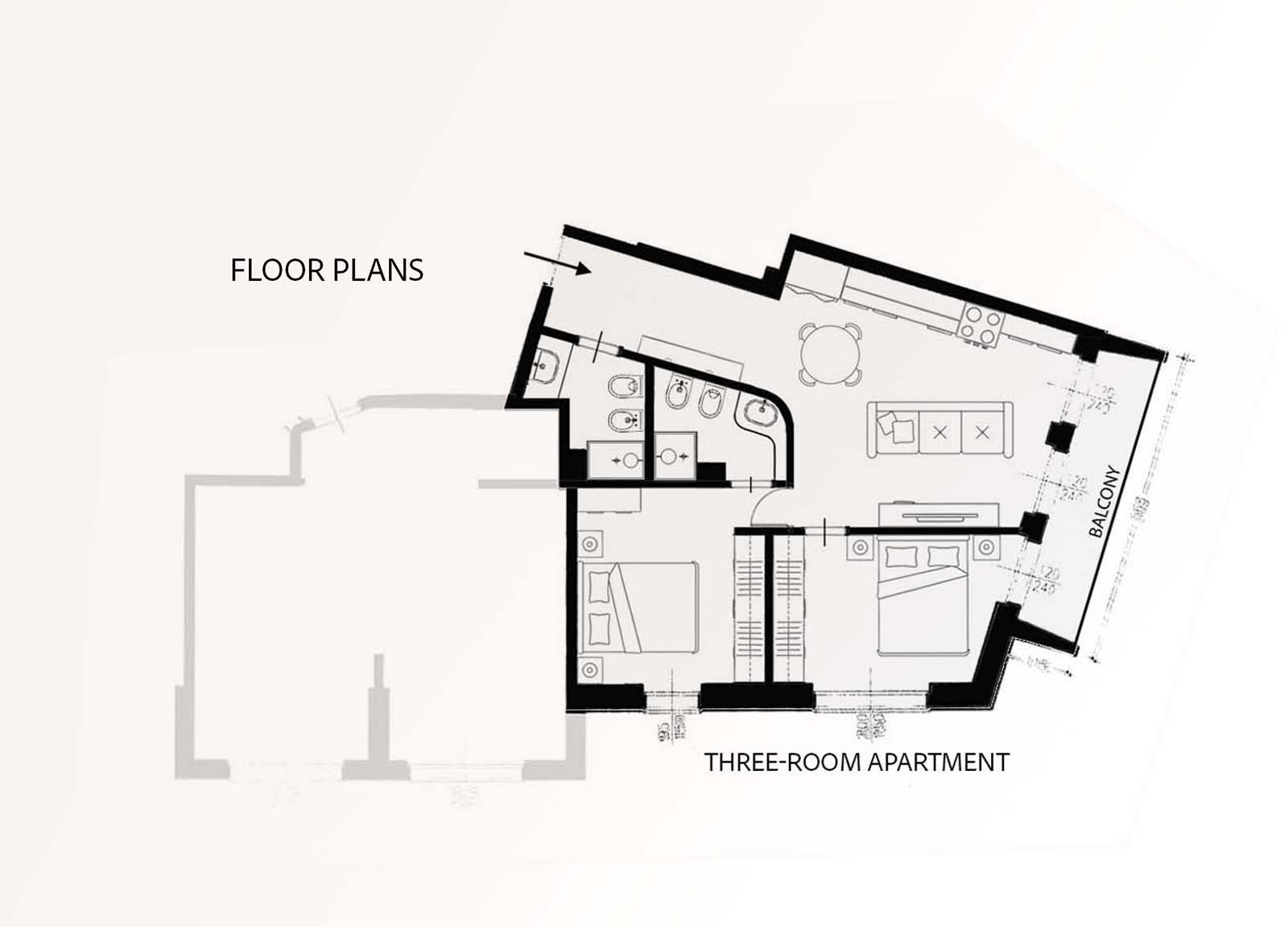 Portfolio 12 floor plan 3room